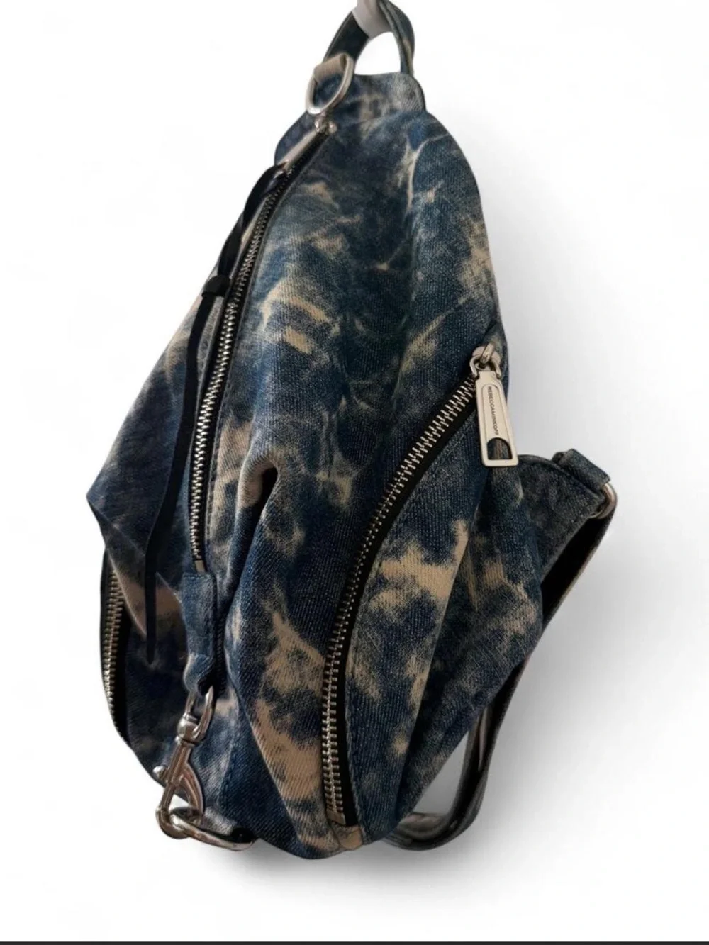 Rebecca Minkoff Julian Acid Wash Denim Backpack